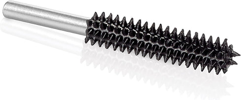 Kutzall Extreme Cylinder Burr, 1/8" Shaft Very Coarse Woodworking Attachment for Dremel, DeWalt