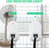 Warm Weather Thermostatically Controlled Outlet with LED Indicator Light for Home and Farms