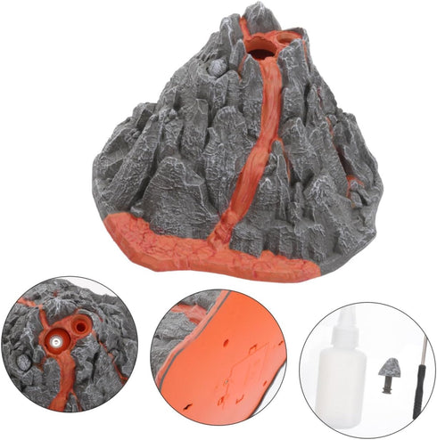 PVC Volcano Model - Unique Desktop Adornment for Home Decor and Gift Giving