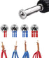 Wire Twisting Tools, 2.5/4 Flat 3 Lines & 5 Lines Universal Electrical Cable Quick Connector