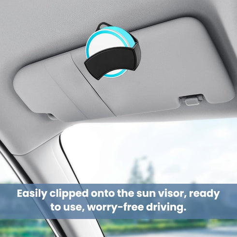 Trivolein 2.75" Zyn Holster Clip, Silicone Belt Clip & Magnetic Mount Compatible with Zyn Belt or Car Sun Visor