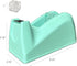 Desktop Office Tape Dispenser – Cute Tape Dispenser for Office, Home&School, Perfect Companion for Desk, Featuring Antiskid Base Design - Macaron Green by SHOIKOM