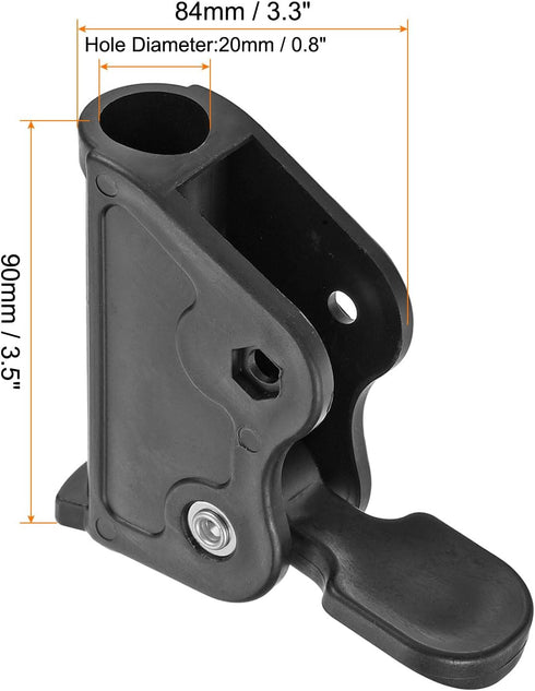 1 Set Set PATIKIL Lounge Chair Seat Latch Hinge, Thickened Fixed Catch Lock and Release Recliners for Anti Gravity