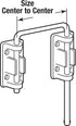 9847 2-1/8 Pack) Prime-Line U Patio Sliding Door Loop Lock Increase Home Security, Install Additional Child-Safe
