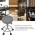 KKTONER Round Rolling Stool Chair PU Leather Height Adjustable Swivel Drafting Work SPA Shop Salon Stools with Wheels