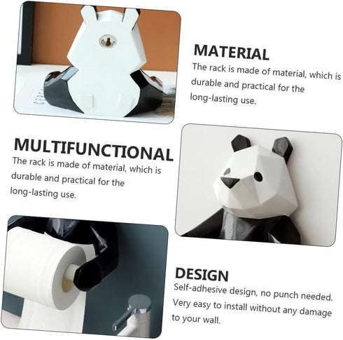 Panda Design Compact Paper Holder Stand for Towel and Tissue