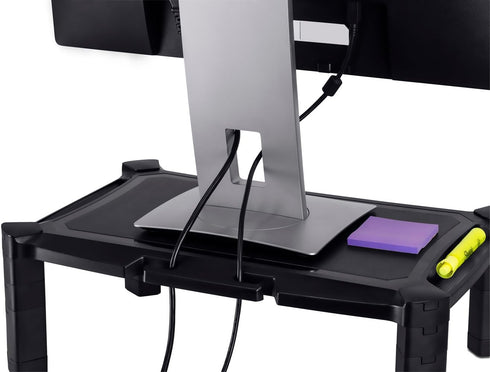 Mount-It! 19 13 Inch, 6.6 MI-7851 Desktop Computer Monitor Riser - Height Adjustable Tabletop Stand Shelf for PC