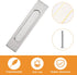 18CM Self-Stick Rectangular Sliding Door Pulls, 2pcs Brushed Steel Aluminum Alloy Flush Pull Handles
