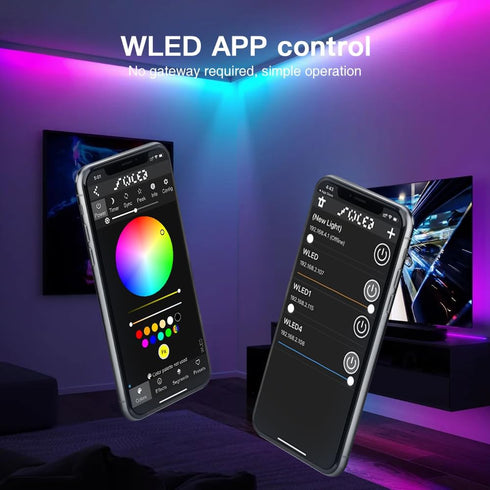 ESP32 5~24V WS2811 WS2812 SK6812 TM1814 WS2813 WS2815 GLEDOPTO Mini WLED LED Controller DC DIY Dynamic Lighting Work