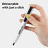 carrotez Retractable Dry Erase Markers, Low Odor Whiteboard Markers, Bullet Tip, 12 Count, Black