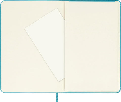 Moleskine Classic Notebook, Pocket, Ruled, Blue Reef, Hard Cover, 3.5 x 5.5