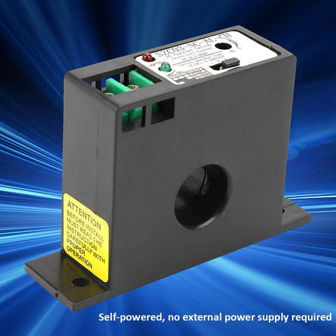 Walfront AC Current Switch SZC03-NC-AL-CH Adjustable Current Sensing Switch for Flash Buzzer Relay and Single-Chip AC