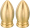 PATIKIL M10 Thread Lamp Finial Cap Knob, 2 Pack Brass Lamp Shade Harp