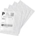 BESTIKER Shipping Label Sleeves 7.5" x 5.5" (500 Packs) Clear Adhesive Packing Slip Pouches for Small Business
