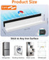 HDLDYDD 2-Pack 17 Inch 12.5 lbs, Magnetic Book Shelf for Whiteboard - Reusable Metal Magnetic Shelves, Holds Magnetic