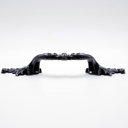 JETLAND 6-Pack, 2-1/2" PW1618AS64 French Provincial Drawer Pulls - Iron Scratches, Hole Centers, Vintage Shabby Chic