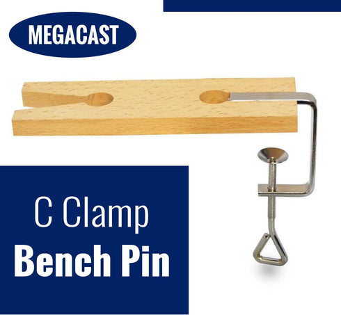 V-Slot C-Clamp Bench Pin Clamp Mount On Table Workbench Jewelers Tool