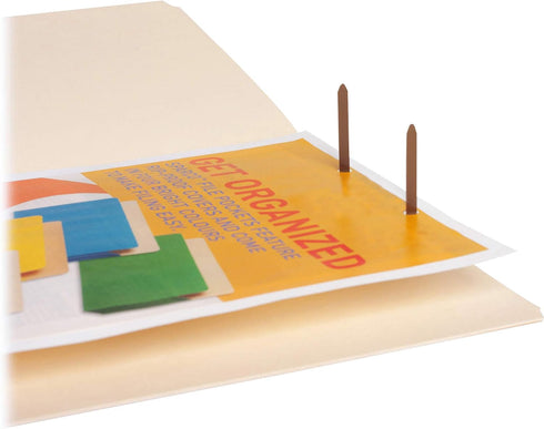 Business Source Fastener Folder, Manila (17262)