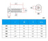 binifiMux 50pcs T20 M4 Torx Bolts Button Pin Head Security Screws Assortment Kit with Wrench, Stainless Steel,
