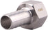 DERNORD 3/4" Barbed Hose x 3/4" NPT Female Home Brew Fitting, 304 Stainless Steel, Pack of 2