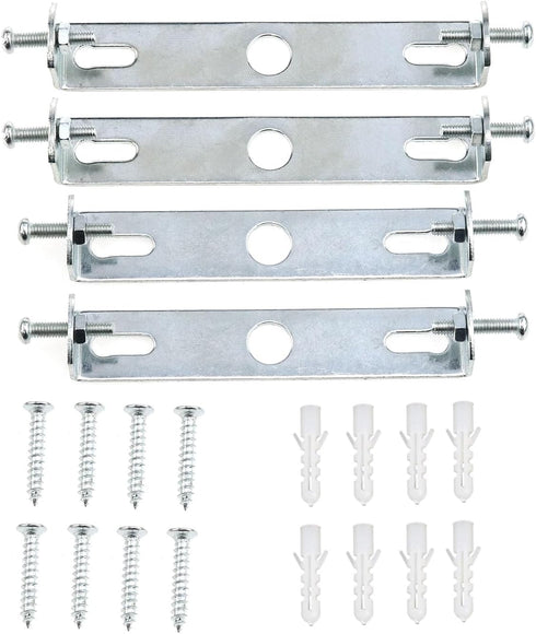 Meuey Lyot Ceiling Light Plates, 3.7Inch, 4.1Inch Lighting Equipment Mounting Brackets for Cross Bar
