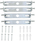 Meuey Lyot Ceiling Light Plates, 3.7Inch, 4.1Inch Lighting Equipment Mounting Brackets for Cross Bar