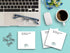 Sticky Notes 12 Pack 3"x3" 50 Sheet Count Per Pad, Office Humor What Happens in My Cubicle Stays in My Cubicle, Cute Funny Memo Note Pads Stationery Paper