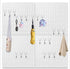 50pcs 2.5-inch Homoyoyo Small Metal Pegboard Hooks J Shaped Utility Hooks for Kitchen Utensils Tool Bench Display