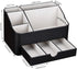 KINGFOM Desk Organizer with Drawer, Multifunction Pencil Holder for Desk, 5 Compartments Desk Organizer and Accessories