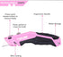 TOPLINE Retractable Pink Utility Knife, 18-Piece SK5 Blades and Dispenser Included (1 PACK, PINK)