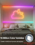 16.4Ft Smart Neon Rope Lights USB, LED Rope Lights IC & RGB Color Changing with APP Control, Music Sync Neon Strip