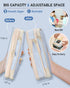Nicpro 45PCS Aesthetic School Supplies, Big Capacity Pen Case with Pastel Mechanical Pencils and Erasers