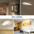 4 820 5 2700K-5000K, Dimmable, DAR40-S1W Leviton in. Round Adjustable Slim Downlight, Lumens, CCT Color Selectable