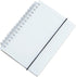Yansanido 2 Pcs A6 College Ruled Clear Hardcover Spiral Notebooks, 5.7 Inch x 4.1 Inch, 160 Pages