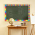 52 Runtoo Feet Bulletin Board Borders Crayon and Pencil Die-Cut Rolled Boho Rainbow Border Decorations Scalloped Trim