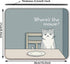 Flodirise 8x10 inch Non-Slip Mouse Pad Gaming Mouse Pad Small Mousepad for Computer, Laptop, Gamer, Cat Pattern