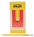 School Smart No 2 Pencils, Pre-Sharpened Hexagonal with Latex-Free Erasers, Pack of 96