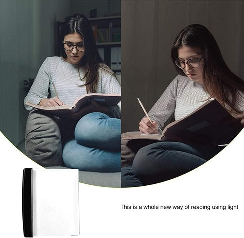 Ochine LED Reading Light Book Lamp LED Book Light Desk Lamps Reading Night Light Flat Plate Portable Car Travel Panel