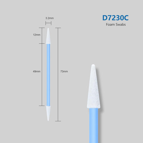 AAwipes Double-Tipped Cleaning Swabs, 100pcs Foam Cleaning Swabs for Tiny Tight Spaces of PCB Board