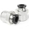 TAILONZ PNEUMATIC Male Straight 1/4 Inch Tube OD x 1/2 Inch NPT Thread Push to Connect Fittings (Pack of 10)