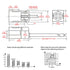Square Inductive Proximity Sensor Switch, Non-Shield Type PL-05Y2, Detector Distance 5mm, 90-250VAC