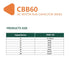 CBB60 120uF Motor Start Run Capacitor MFD 250VAC 50/60hz - Cylindrical (120uF)