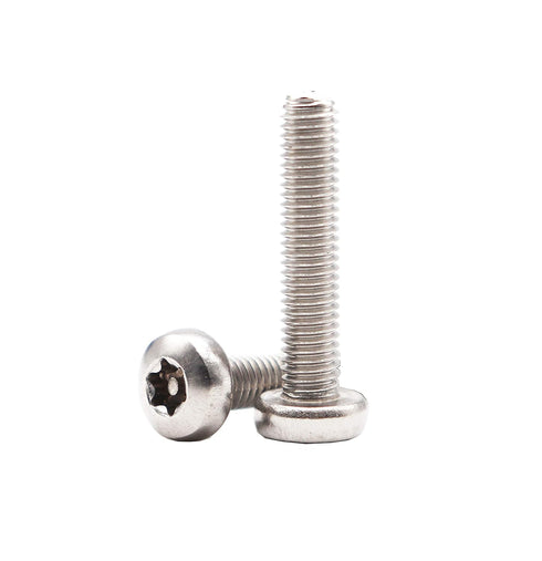 binifiMux 30pcs T25 M5-0.8 x 30mm Button Pin Head Torx Security Screws, Tamper Proof Screws