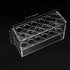 Acrylic Test Tube Holder Rack, 2x6 Wells, 12 Sockets for 50ML Test Tubes, Clear Acrylic Lab Stand