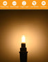 10 Pack G9 Bulb, 40 T4 Bulbs,4W 2700K 450Lumens Non-Dimmable, G9 LED Watt Equivalent Chandelier Light Warm White