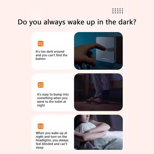 Generic Sensor Lights - Wireless Night Lamp | Smart Charging Activated Light with Automatic on Off Function, Magnetic