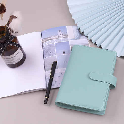 Money Saving Binder, Savings Challenges Book with 12pcs Zipper Envelopes A6 Budget Planner for Managing Budgets