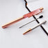 ZZTX 4 Pcs Rose Gold Ballpoint Pens, Cute Bling Dynamic Liquid Sand Pen with Refills, Black Ink Office Supplies