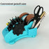 Blue Heat Tape Dispenser for Sublimation, Multiple Roll Cut Heat Tape Dispenser for PreCut 1.4'' Pieces