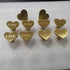 SANCHAKOU 4 Pack Brass Cabinet Pulls Bedside Table Love Handle Cabinet Pure Copper Handle Cabinet Drawer Handle Single